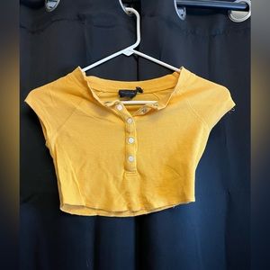 Orange urban outfitters size small button shirt